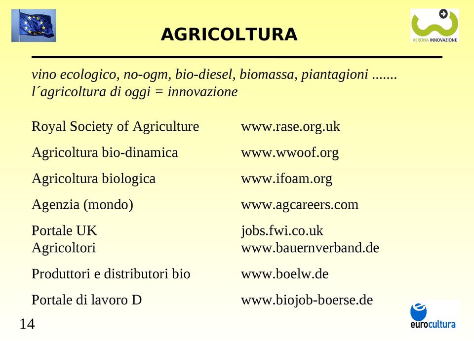 Agricoltura biologica Agenzia (mondo) Portale UK Agricoltori Produttori e distributori bio Portale di