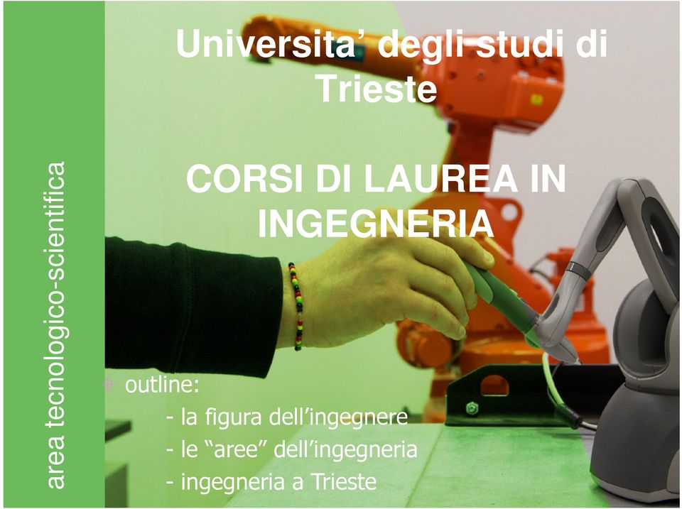 INGEGNERIA outline: - la figura dell