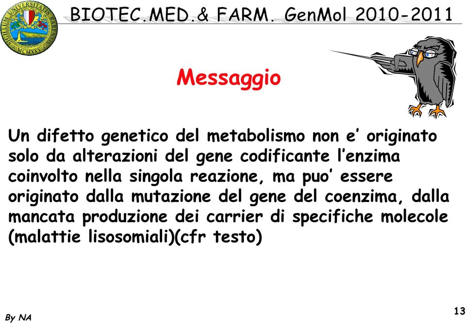 ma puo essere originato dalla mutazione del gene del coenzima, dalla mancata