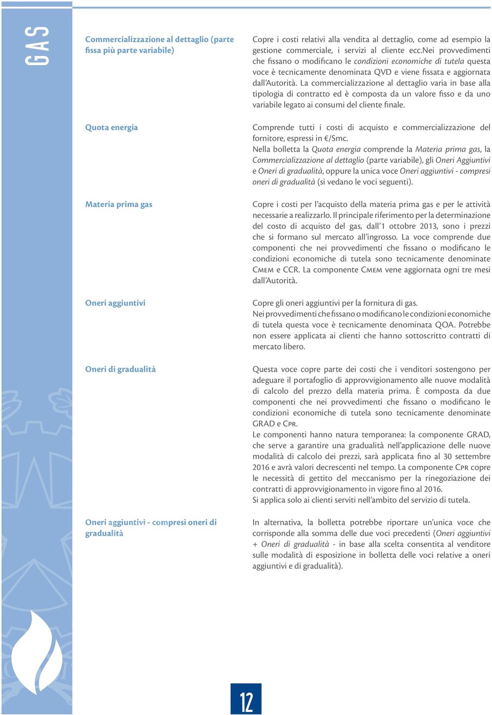 nei provvedimenti che fissano o modificano le condizioni economiche di tutela questa voce è tecnicamente denominata QVD e viene fissata e aggiornata dall Autorità.