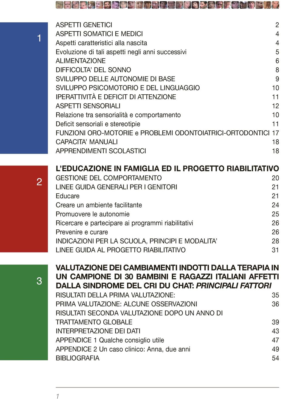 stereotipie 11 FUNZIONI ORO-MOTORIE e PROBLEMI ODONTOIATRICI-ORTODONTICI 17 CAPACITA MANUALI 18 APPRENDIMENTI SCOLASTICI 18 L educazione in famiglia ed il progetto riabilitativo GESTIONE DEL