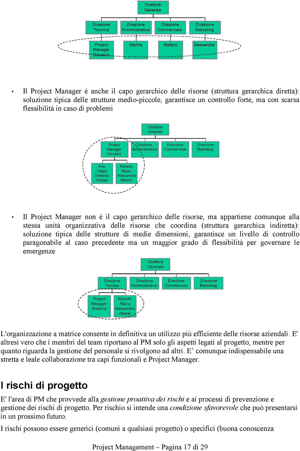 soluzione tipica delle strutture di medie dimensioni, garantisce un livello di controllo paragonabile al caso precedente ma un maggior grado di flessibilità per governare le emergenze