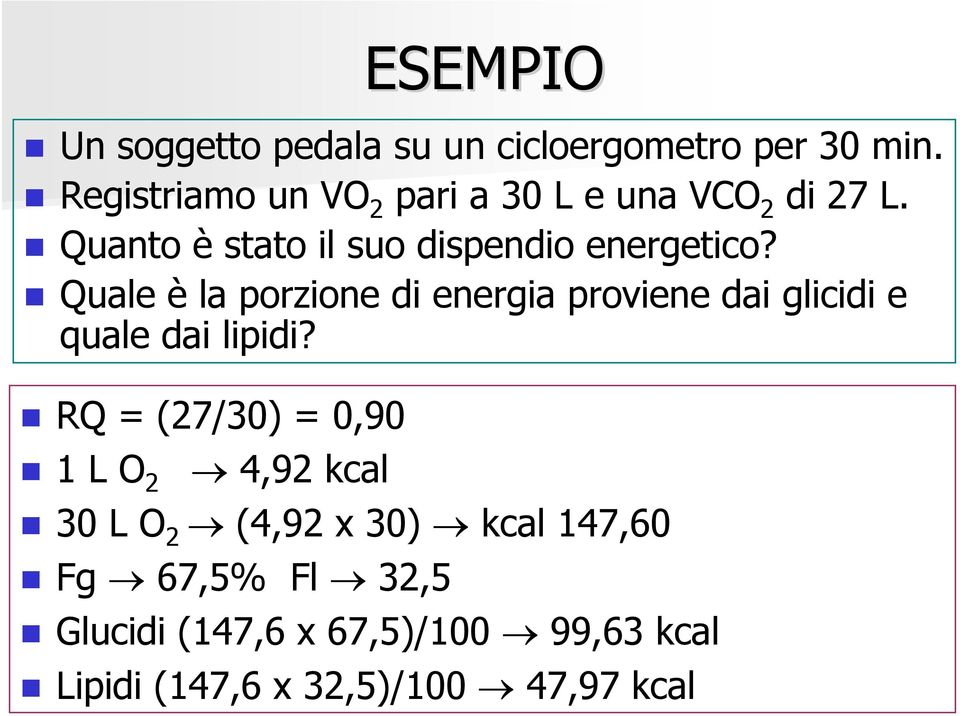 Quale è la porzione di energia proviene dai glicidi e quale dai lipidi?