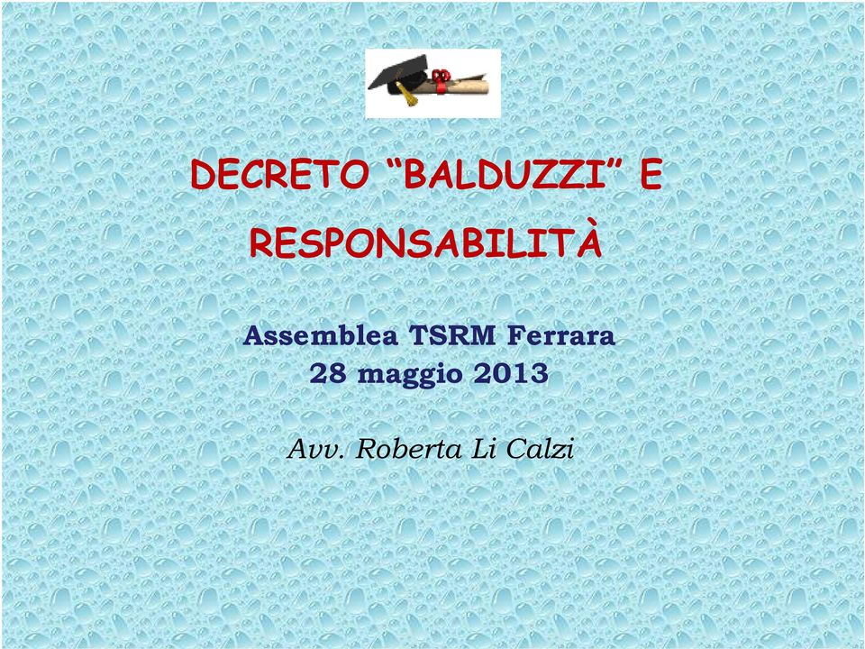 Assemblea TSRM Ferrara