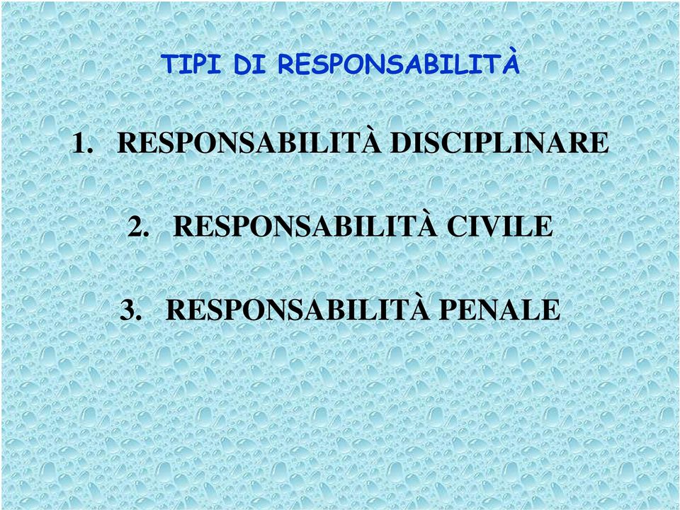 DISCIPLINARE 2.  CIVILE 3.