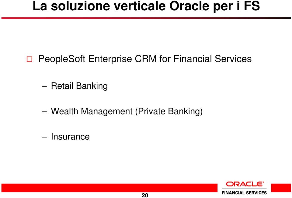 Financial Services Retail Banking