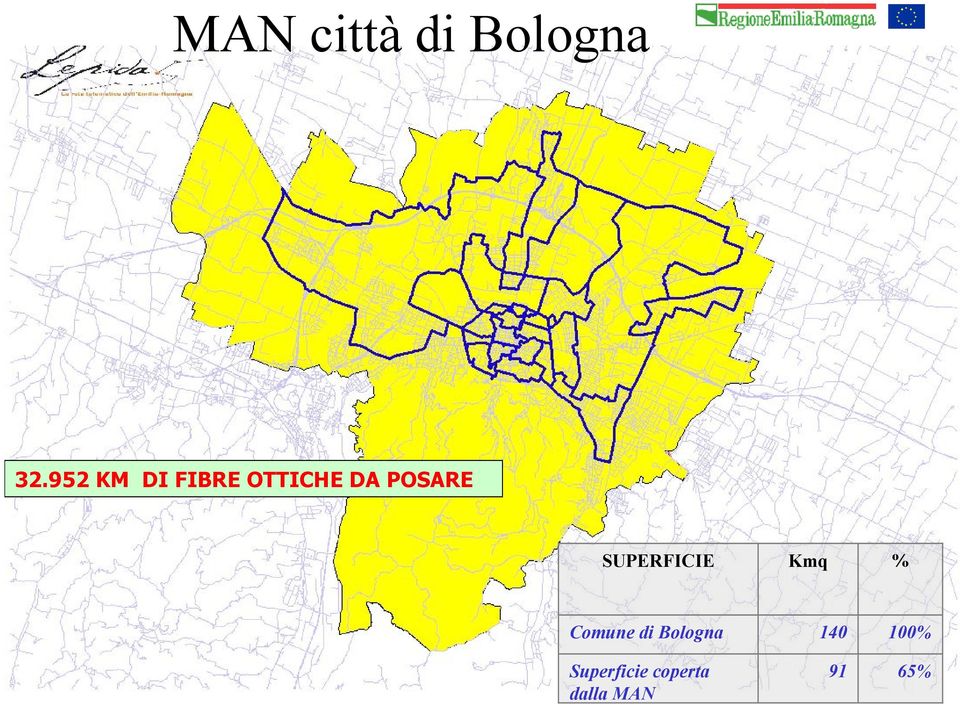 SUPERFICIE Comune di Bologna