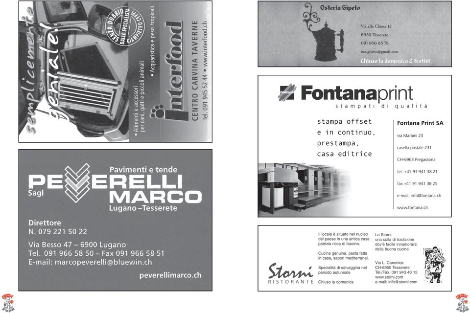 continuo, prestampa, casa editrice Fontana Print SA via Maraini 23 casella