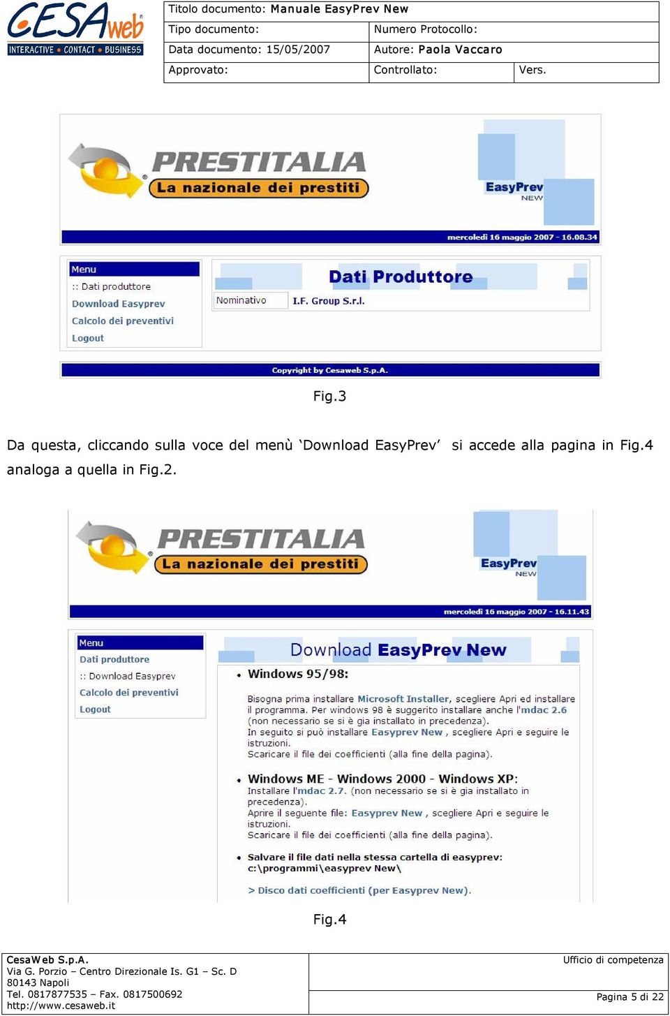 accede alla pagina in Fig.