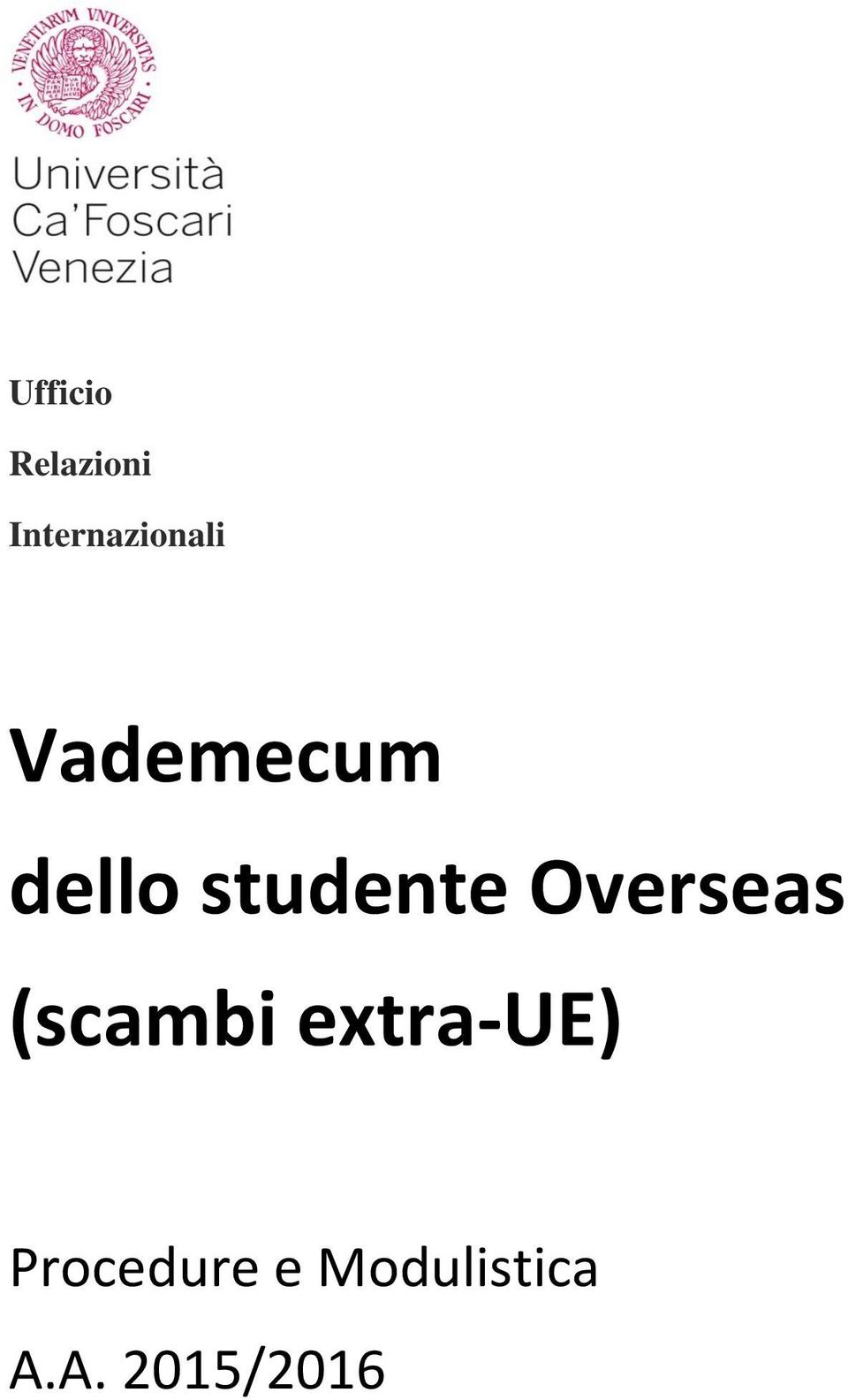 studente Overseas (scambi