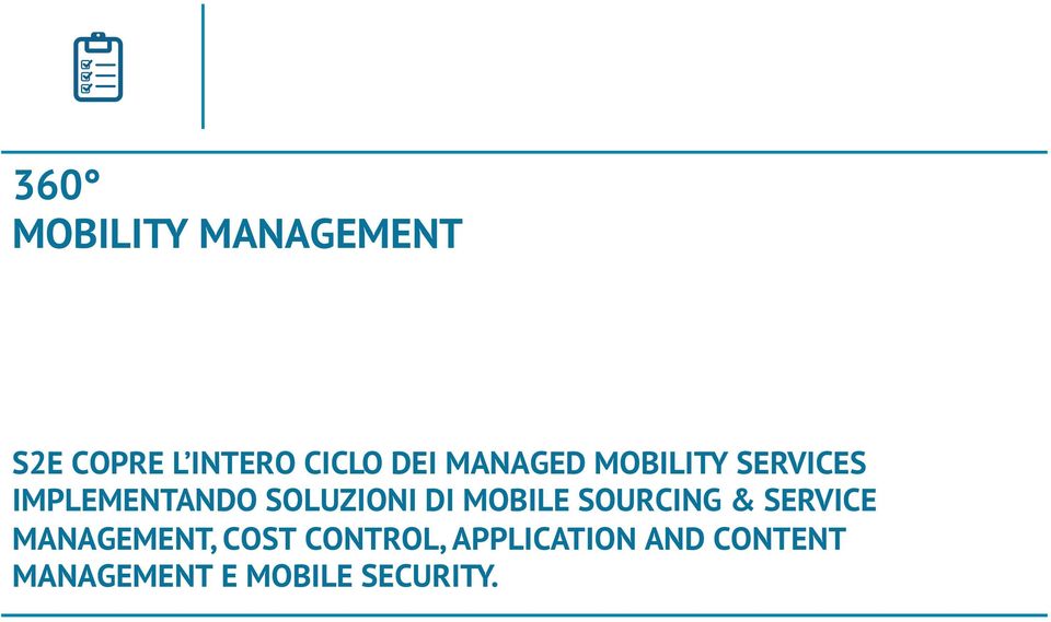 MOBILE SOURCING & SERVICE MANAGEMENT, COST CONTROL,