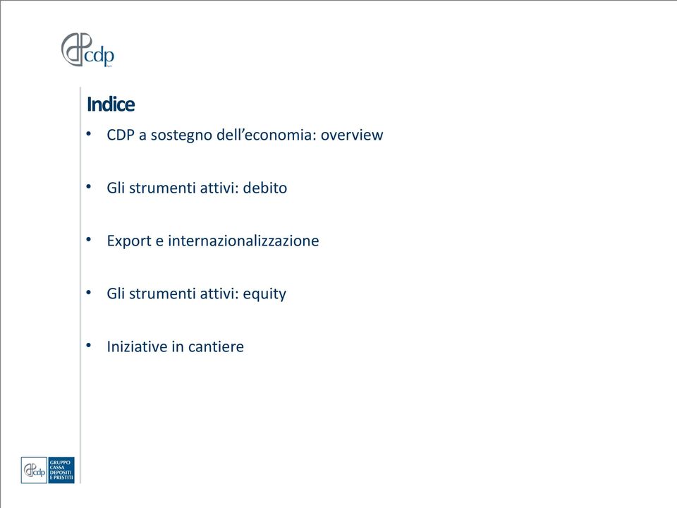 Export e internazionalizzazione Gli