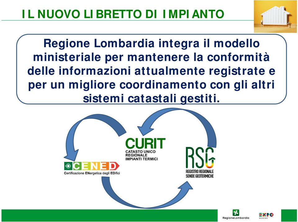 delle informazioni attualmente registrate e per un