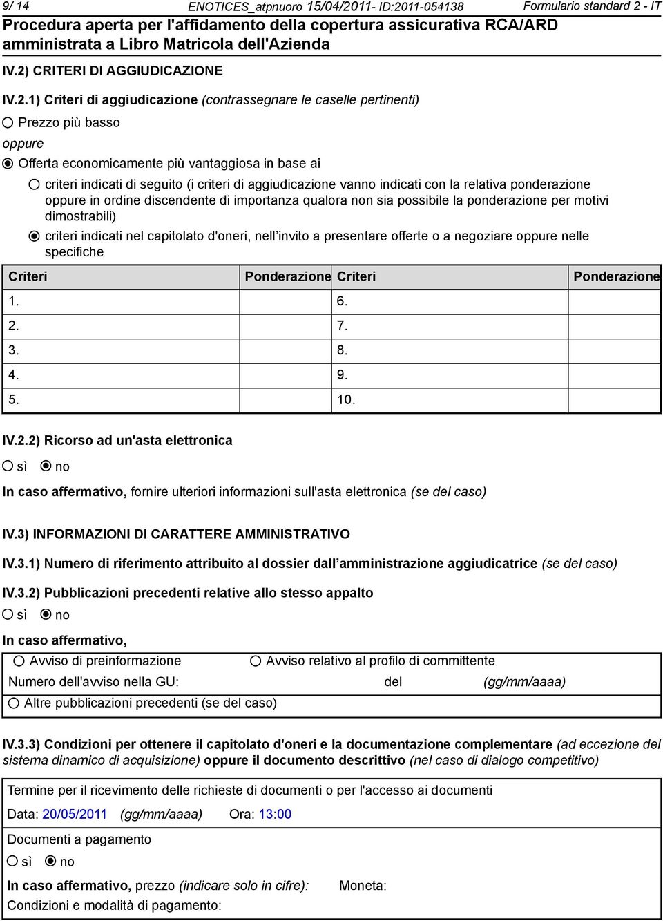 11-054138 Formulario standard 2 