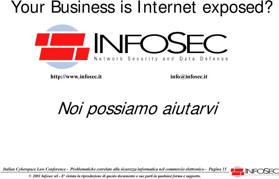 it Noi possiamo aiutarvi Italian Cyberspace Law