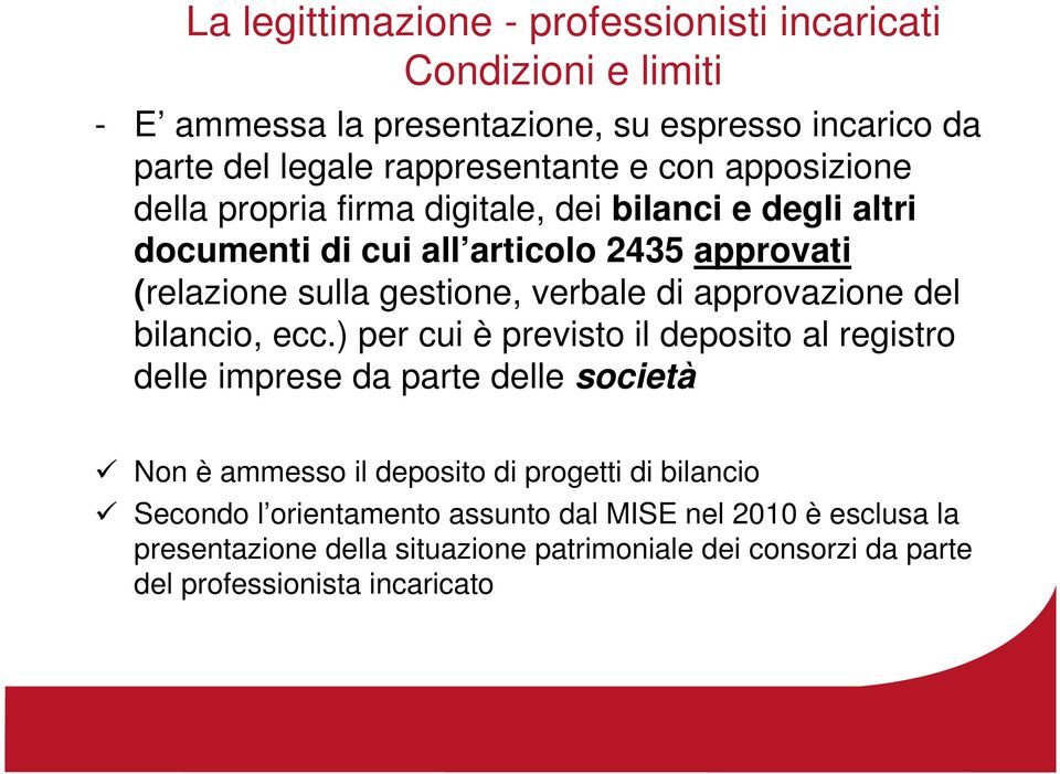 approvazione del bilancio, ecc.