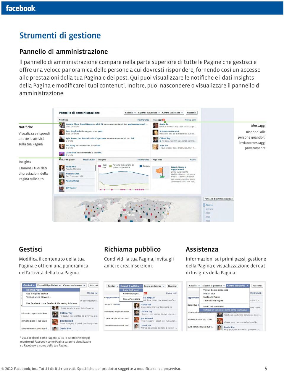 Inoltre, puoi nascondere o visualizzare il pannello di amministrazione.