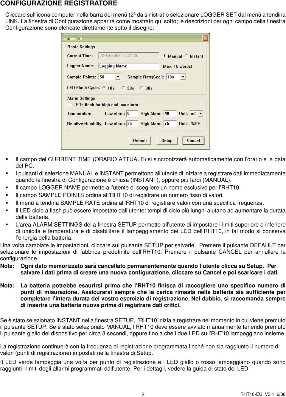 (ORARIO ATTUALE) si sincronizzerà automaticamente con l orario e la data del PC.