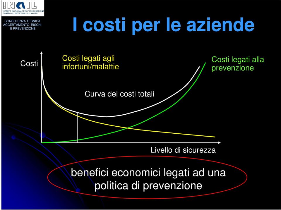 Curva dei costi totali Livello di sicurezza