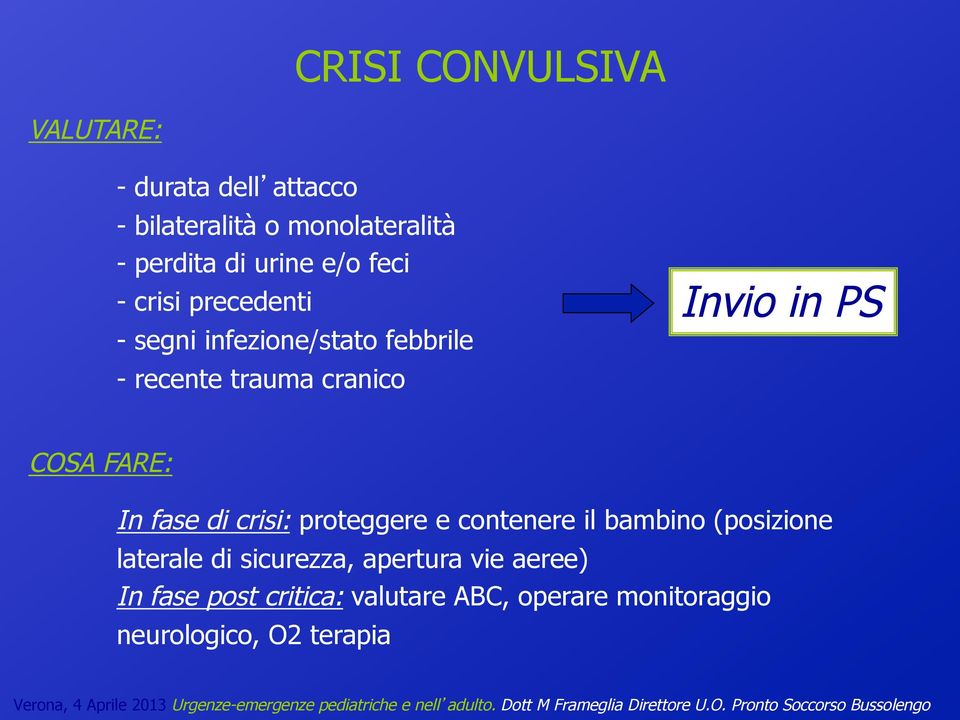 in PS COSA FARE: In fase di crisi: proteggere e contenere il bambino (posizione laterale di