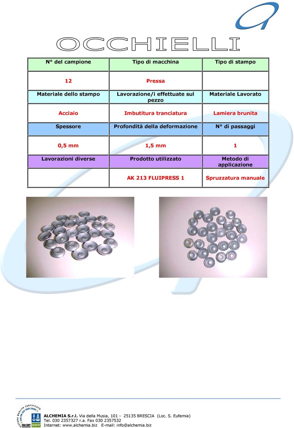 Lamiera brunita 0,5 mm 1,5