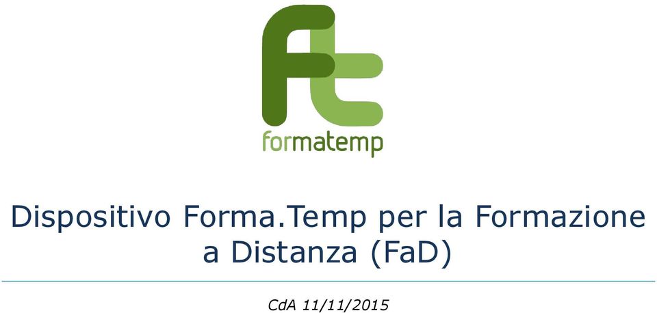 Formazione a