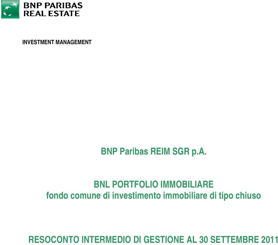 investimento immobiliare di tipo chiuso