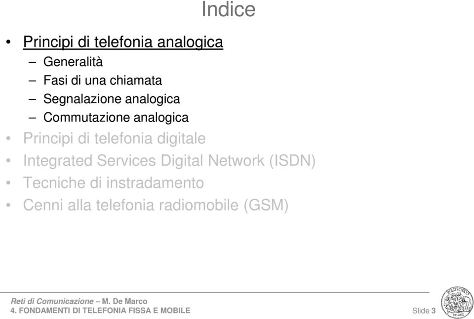 telefonia digitale Indice Integrated Services Digital Network