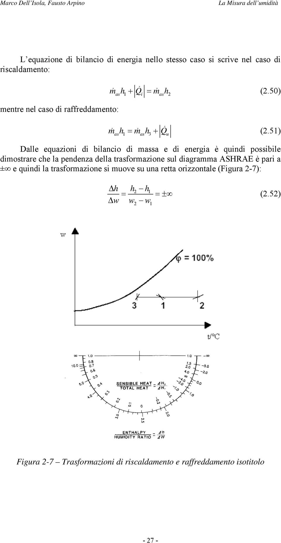 51) s 1 s 3 u Dlle equzioni di bilncio di mss e di energi è quindi possibile dimostrre che l pendenz dell