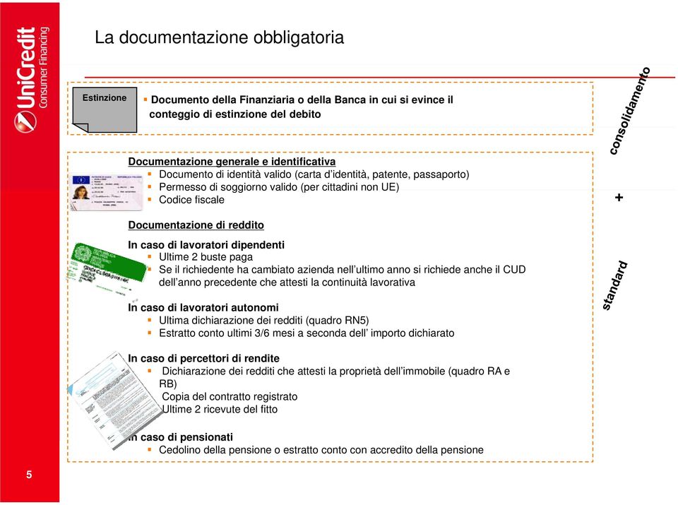 paga Se il richiedente ha cambiato azienda nell ultimo anno si richiede anche il CUD dell anno precedente che attesti la continuità lavorativa In caso di lavoratori autonomi Ultima dichiarazione dei