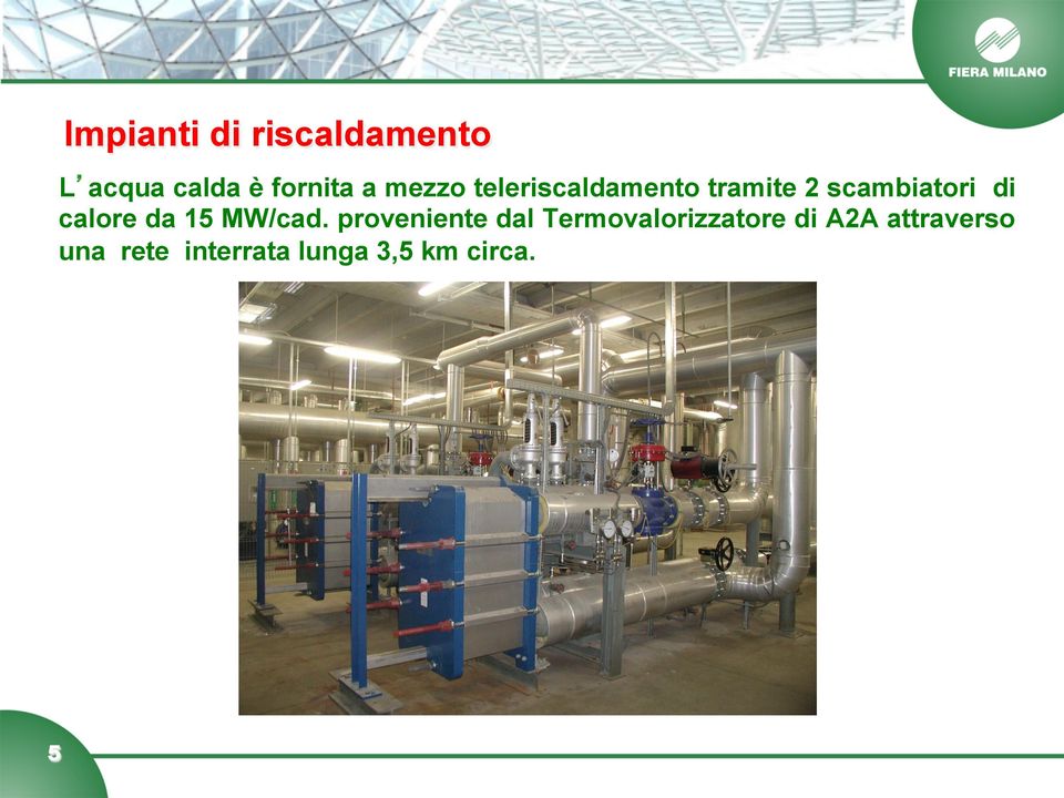 calore da 15 MW/cad.