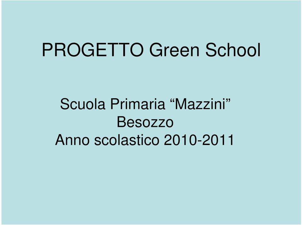 Primaria Mazzini