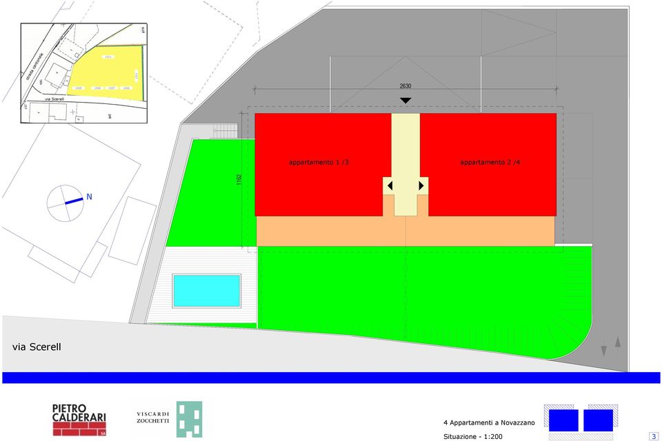 appartamento 1 /3 appartamento 2