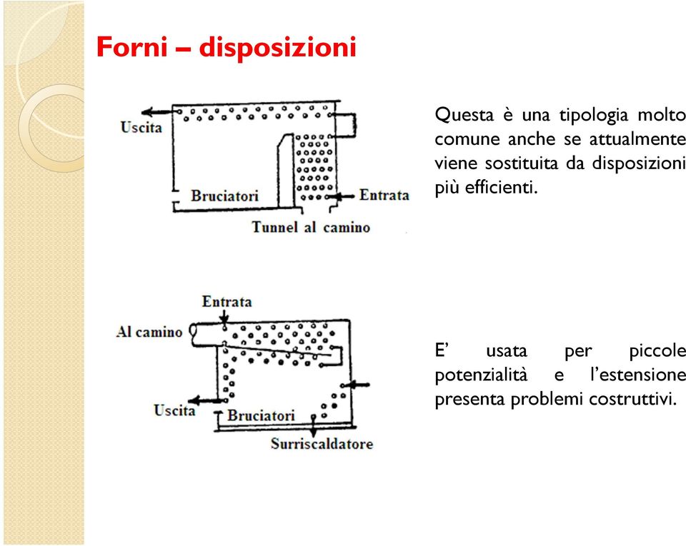 disposizioni più efficienti.