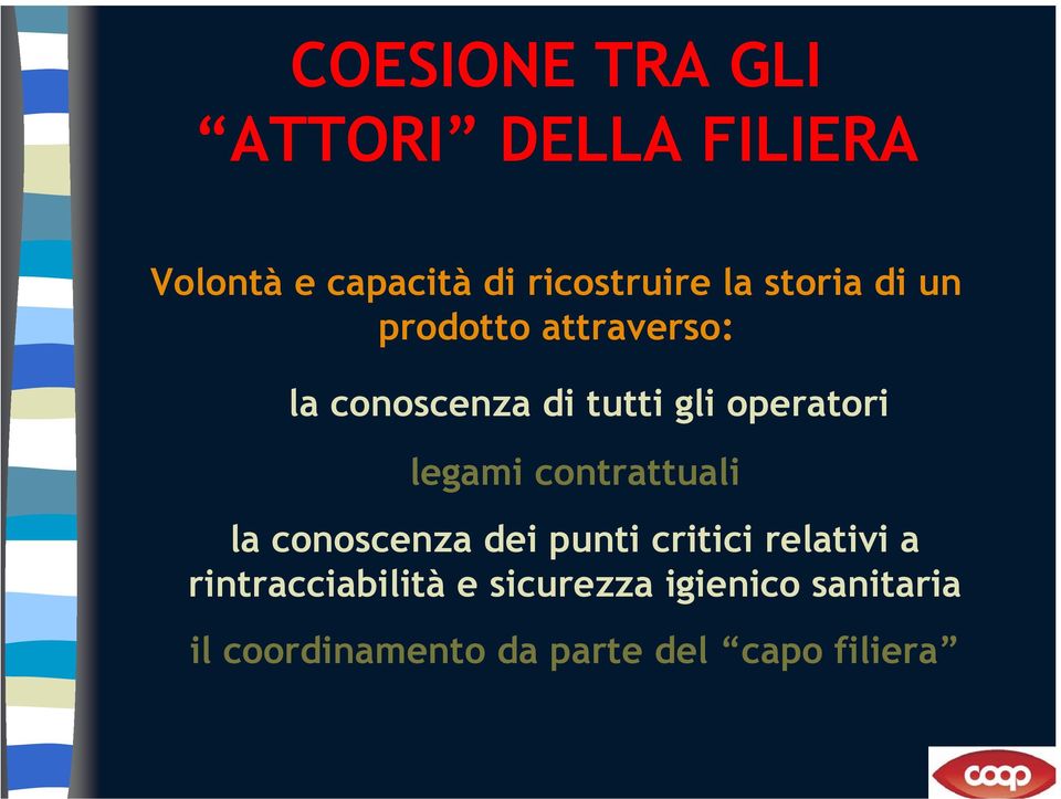 legami contrattuali la conoscenza dei punti critici relativi a