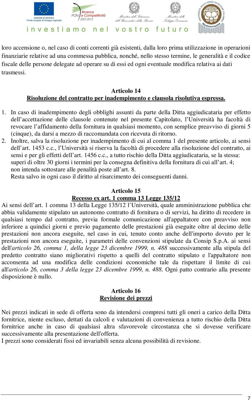 Articolo 14