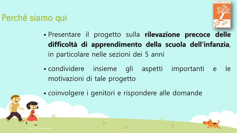 sezioni dei 5 anni condividere insieme gli aspetti importanti e le motivazioni