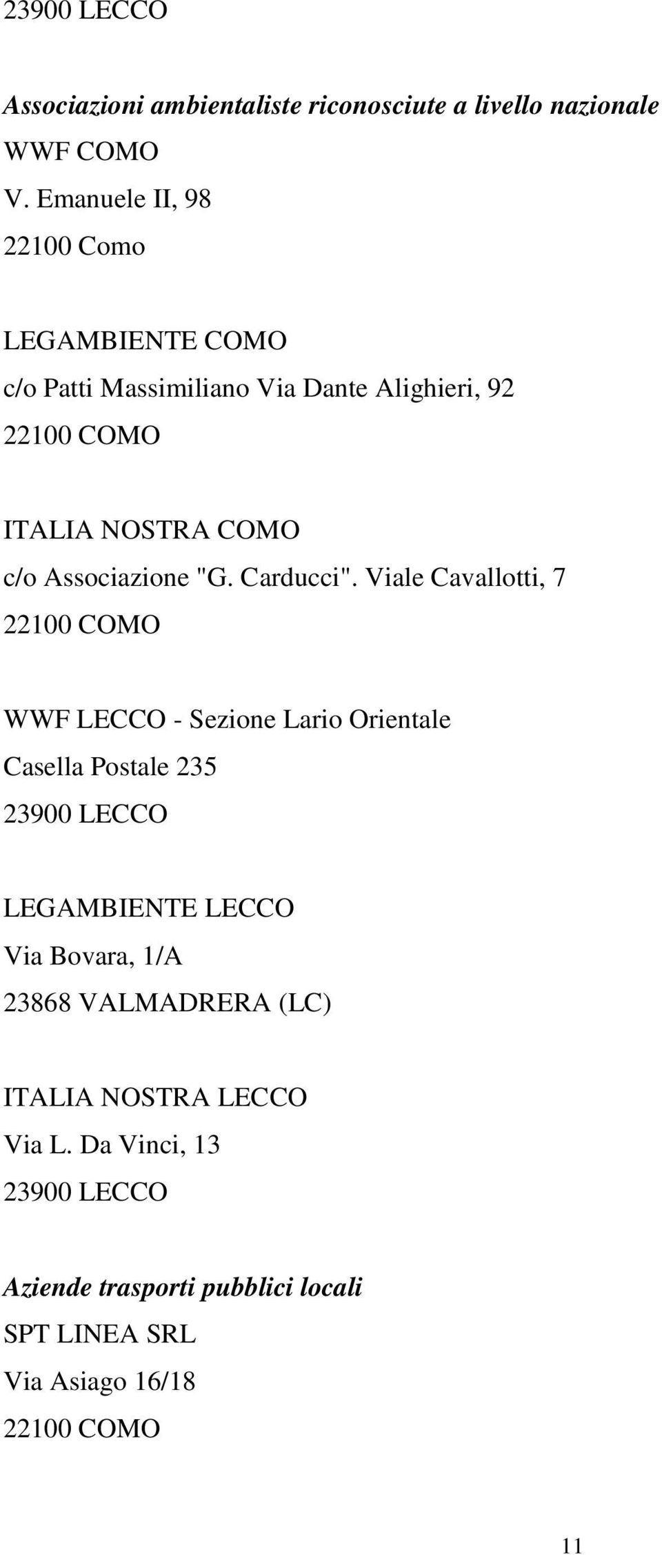 Associazione "G. Carducci".