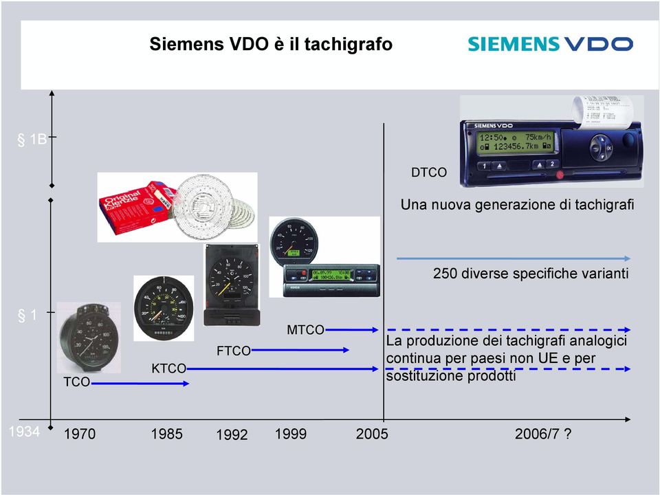 La produzione dei tachigrafi analogici continua per paesi non