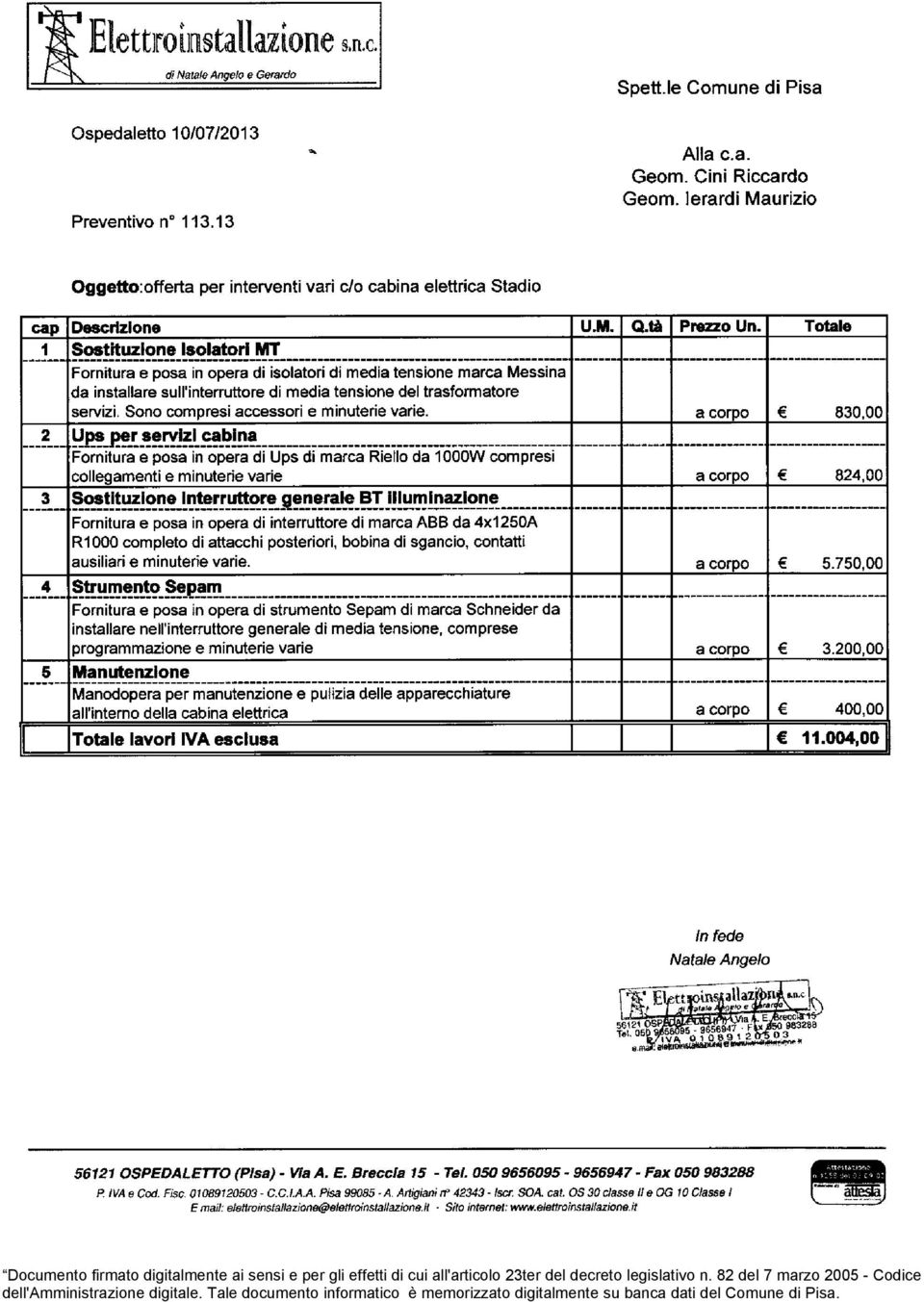 82 del 7 marzo 2005 - Codice dell'amministrazione digitale.