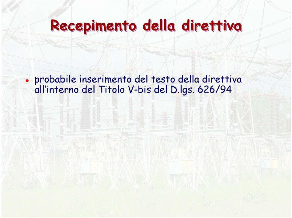 testo della direttiva all