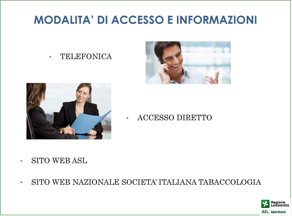 ACCESSO DIRETTO SITO WEB ASL