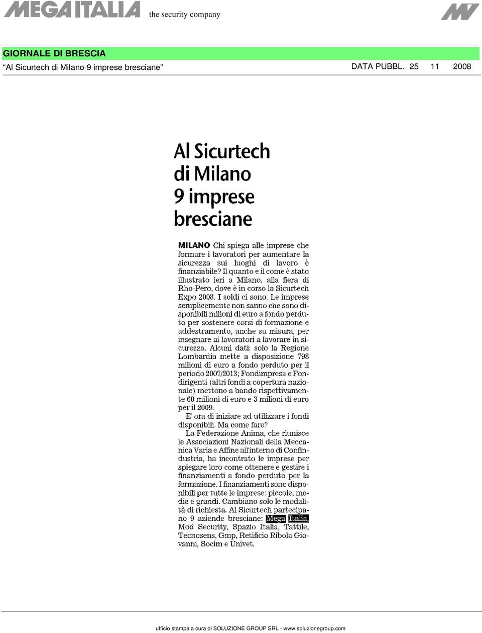 Milano 9 imprese