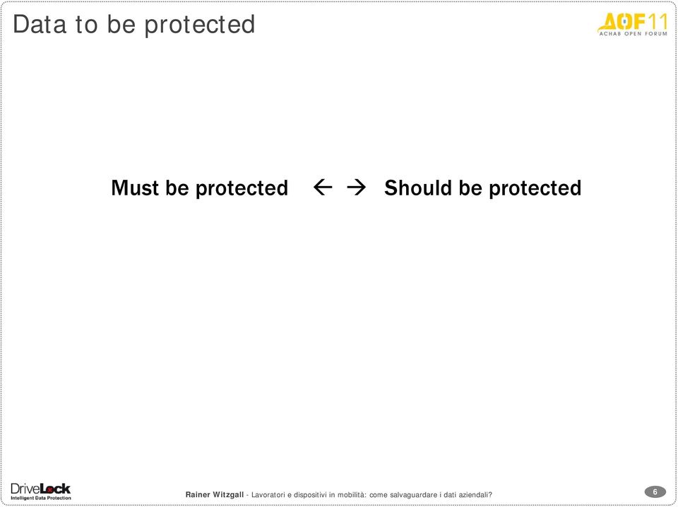 be protected