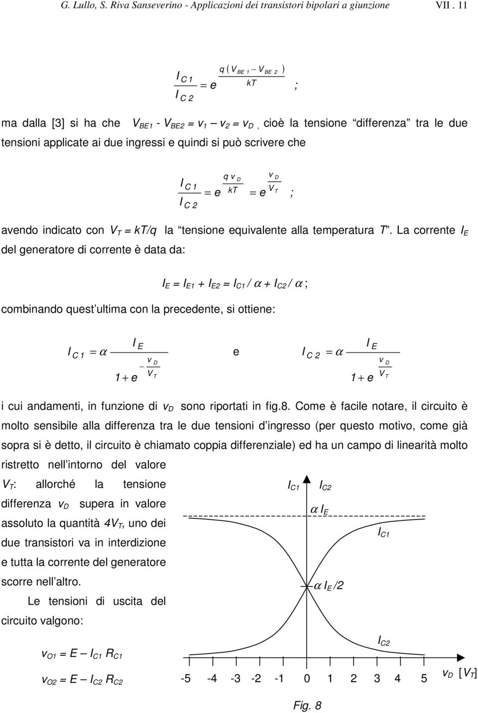 la tensione equialente alla temperatura.