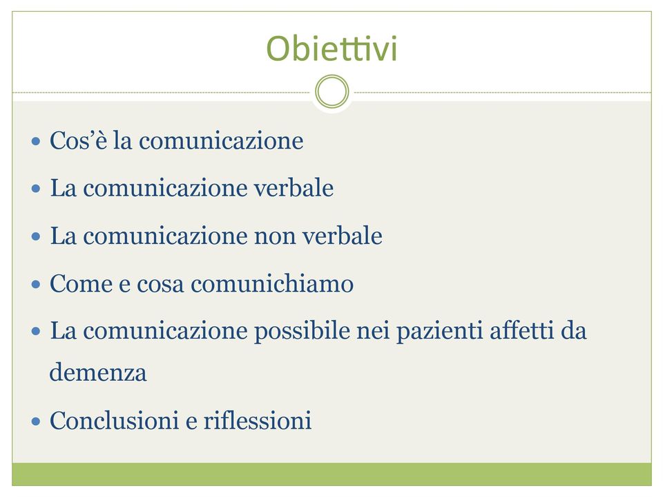 comunichiamo La comunicazione possibile nei