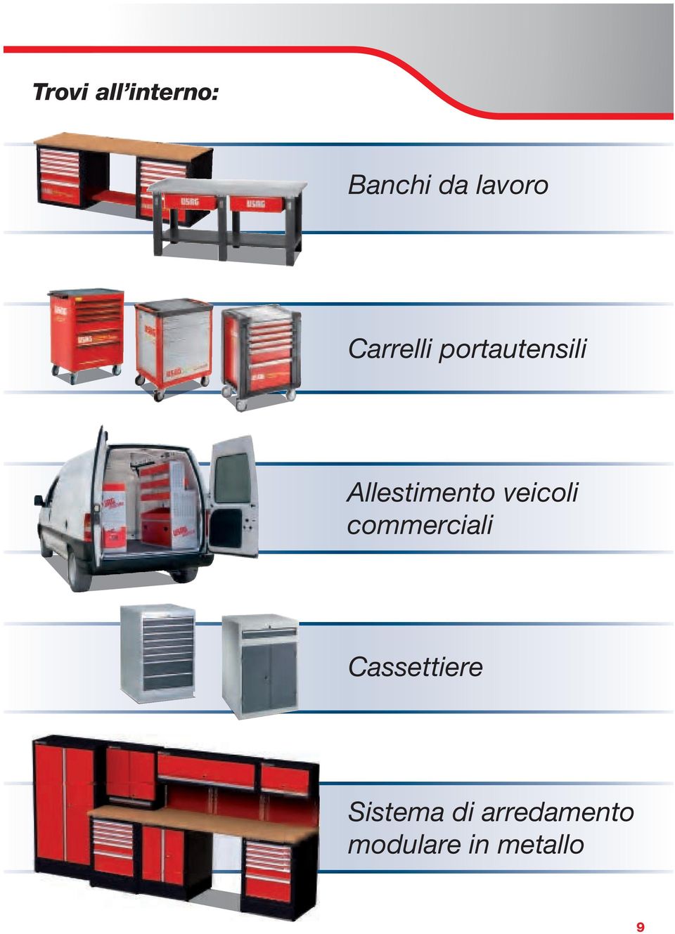 veicoli commerciali Cassettiere