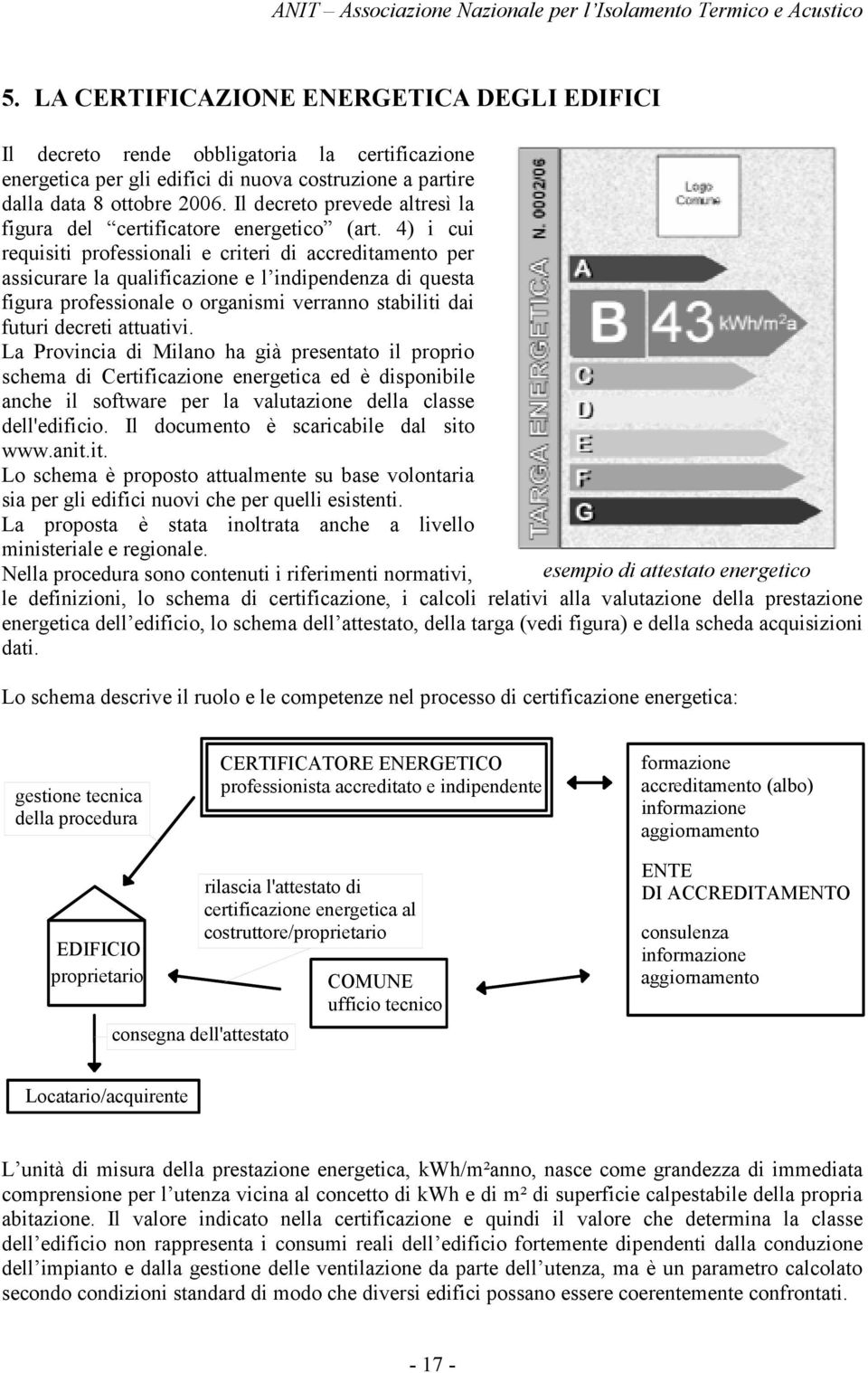 4) i cui requisiti professionali e criteri di accreditamento per assicurare la qualificazione e l indipendenza di questa figura professionale o organismi verranno stabiliti dai futuri decreti