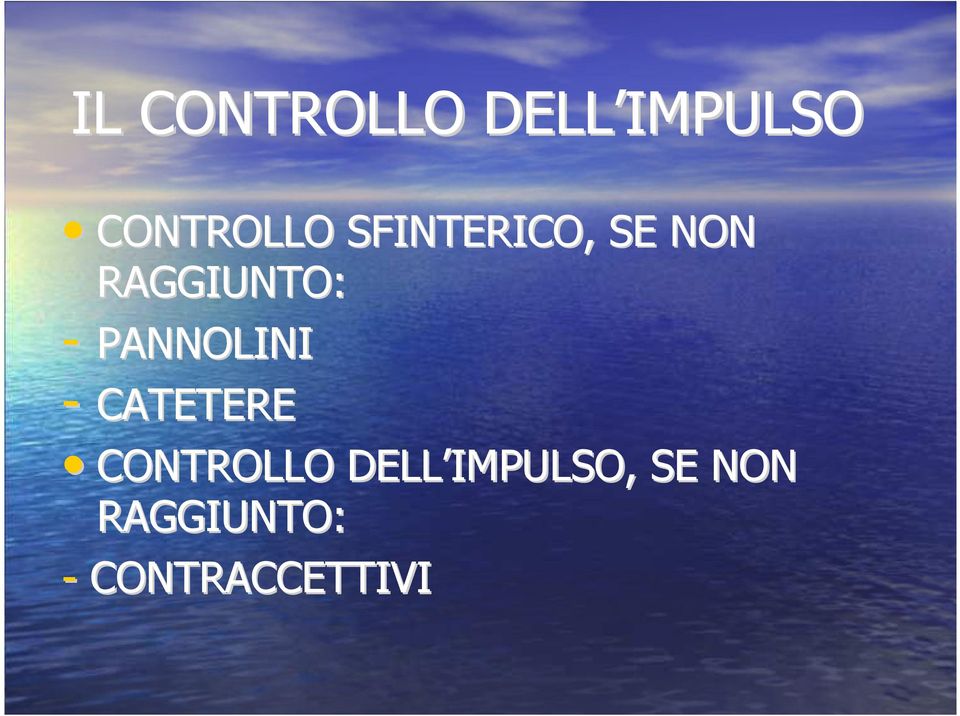 PANNOLINI - CATETERE CONTROLLO DELL