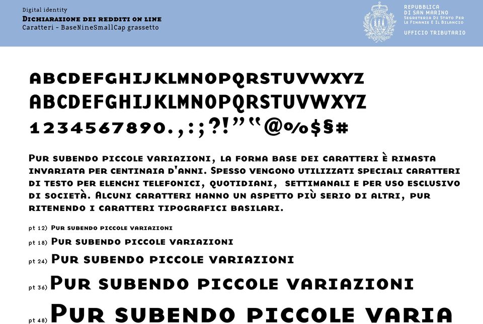 Spesso vengono utilizzati speciali caratteri di testo per elenchi telefonici, quotidiani, settimanali e per uso esclusivo di società.